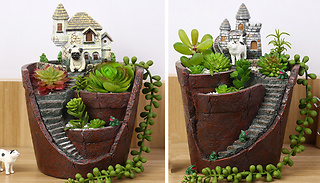 Magical Fairy House Plant Pot - 6 Designs