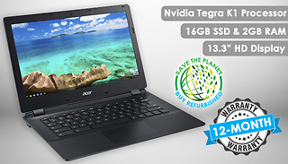 Acer C810 13.3 Inch Nvidia Tegra K1 2GB RAM 16GB SSD