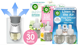 10 to 30 Air Wick Plug-In Air Freshener Refills 19ml - 6 Scents