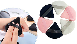 Triangle Make-Up Powder Puff - 24-Pack