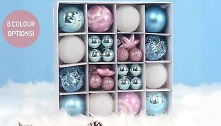 44-Piece Christmas Tree Baubles - 8 Options