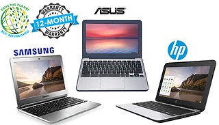 Chromebook Laptop Bundle - Samsung, HP or ASUS
