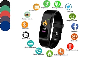 14-in-1 Smart Watch Fitness Tracker - 5 Colours