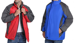 Men's Warm Thick Padded Jacket - 2 Colours & 4 Sizes