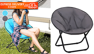 Folding Camping Moon Chair - 2 Colours