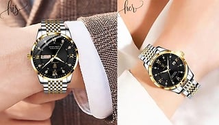 His & Hers Poedagar Quartz Watches - 6 Designs