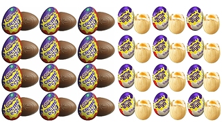 12-Pack Cadbury Chocolate Creme Eggs - Milk or White Chocolate!