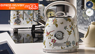 Laura Ashley 1.7L Floral Electric Kettle - 2 Colours