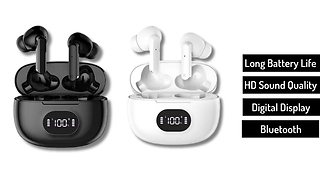 Wireless Bluetooth Earbuds with LED Charging Case - 2 Colours