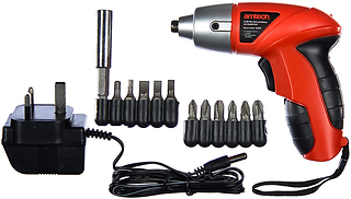 Mini Rechargeable Cordless Power Drill and Drill Bits
