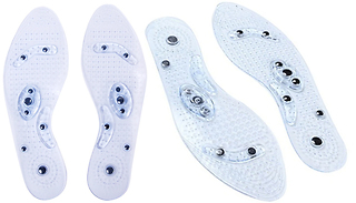 Generise Magnetic Acupressure Silicone Insoles - 1 or 2 Pairs