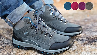 Unisex Waterproof Hiking Shoes - 4 Colours & 11 Sizes