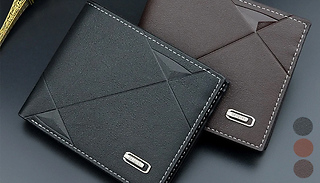Men's PU Leather Multi-Card Wallet - 3 Colours