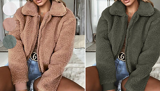 Women's Faux Fur Winter Jacket - 3 Colours, 4 Sizes