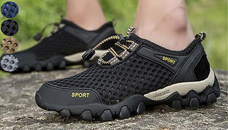 Breathable Mesh Sports Hiking Trainers - 4 Colours & 5 Sizes