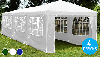 Outdoor Garden Gazebo - 4 Designs, 5 Sizes & 3 Colours