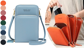 Faux Leather Crossbody Bag - 9 Colours