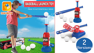Kids Baseball Pitching Toy Set - 2 Styles