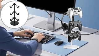 3-Tier Gaming Controller & Headset Stand - 2 Colours