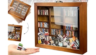 Miniature Bookcase Stress Relief Decoration