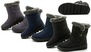 Women's Faux Fur Lined Snow Boots - 7 Sizes & 3 Colours