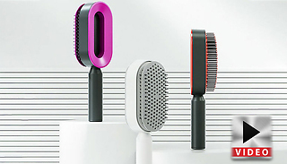 Self Cleaning Hair Brush - 3 Colours