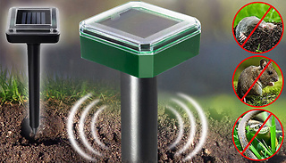Garden Ultrasonic Animal Repelling Solar Device - 2 Sizes