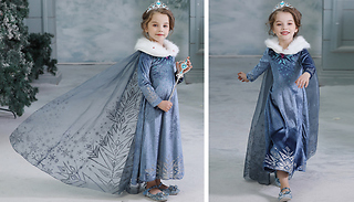Kids Winter Princess Dress Costume - 5 Sizes