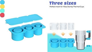 Ice Cube Tray for Stanley Cup with Lid - 4 Colours
