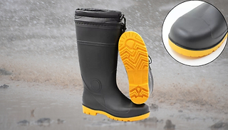 Anti-Slip Rubber Wellington Boots - 8 Sizes