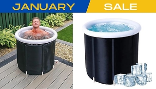 Portable Ice Bath with Lid - Cold Water Therapy!