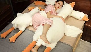 Goose Stuffed Plush Pillow - 3 Sizes