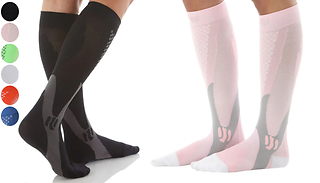 Men's Sport Sweat-Wicking Compression Socks - 6 Colours & 3 Sizes