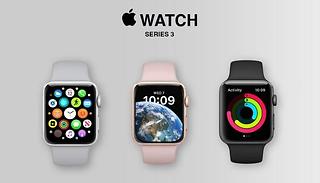 38 or 42mm Apple Watch Series 3 - 3 Colours