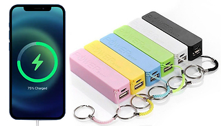 Portable Mini Power Bank - 6 Colours