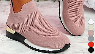 Breathable Knitted Sock Fashion Trainers - 6 Colours & 5 Sizes