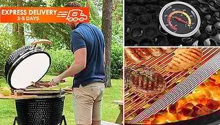 Kamado 21-Inch Smoker BBQ Grill