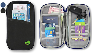 Travel Passport & Document Protective Pouch - 2 Colours