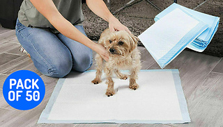 50-Pack of Dog Toilet Training Pads