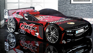 MRX Black Racing Car Bed Frame