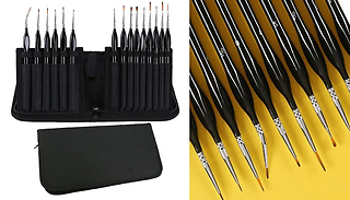 15-Piece Fine Detail Paint Brush Set