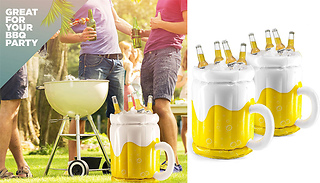 1 or 2 -Pack of Inflatable Beer Coolers