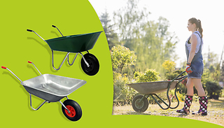 65L Galvanised or 85L Plastic Wheelbarrow
