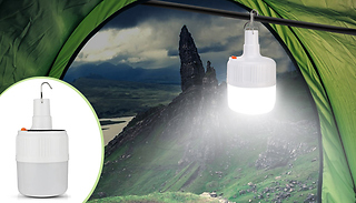 USB or Solar Portable Hanging Camping Light - 4 Designs