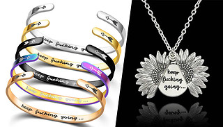 Keep Going Bracelet or Necklace - 5 Colours