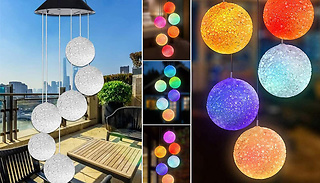 Colour-Changing Light Up Garden Windchime