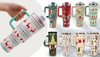 Christmas Insulated Thermal Water Bottle - 8 Styles