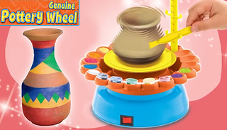 Kids USB-Powered Pottery Wheel Workshop Set