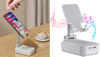 Rechargeable Wireless Smartphone Speaker Stand