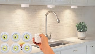1 or 3-Piece Wireless Touch Lights with Remote - 2 Styles